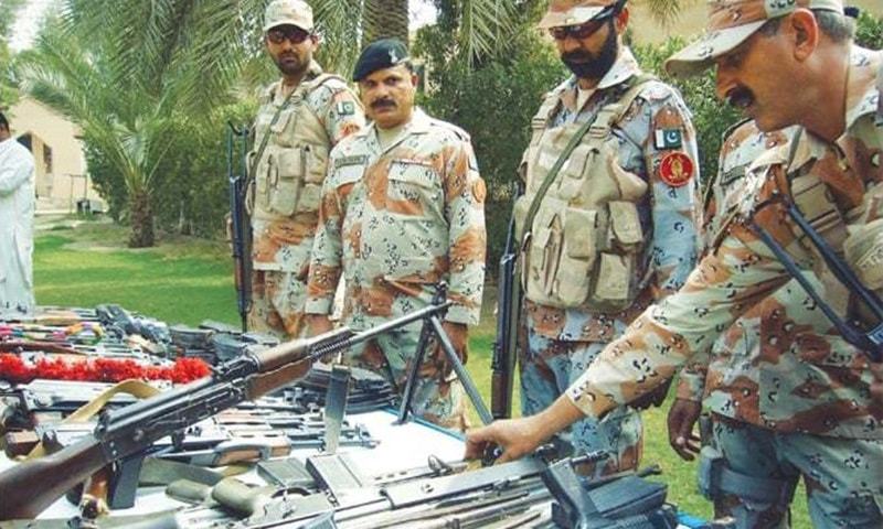 Three  TTP militants  held by Rangers in Ghotki district